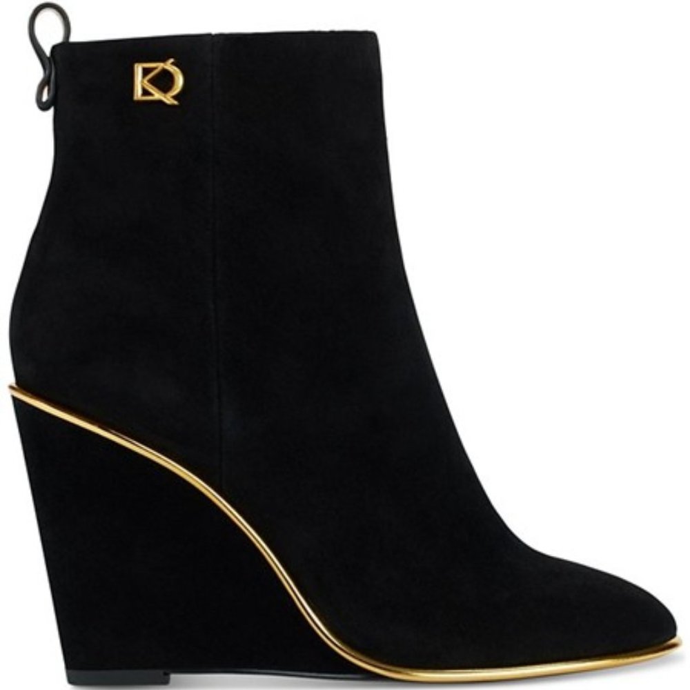 Donna Karan New York Women's Wedge Heel Ankle Boots